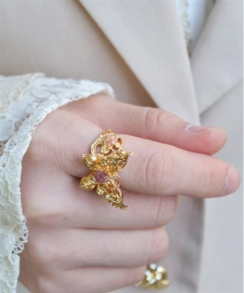 アクシーズファム　ベルト セット　　薔薇　しずく　蝶々　新品未使用 axes femme（アクシーズファム）の「薔薇モチーフクラシカル