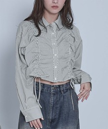 シャーリングショートシャツ