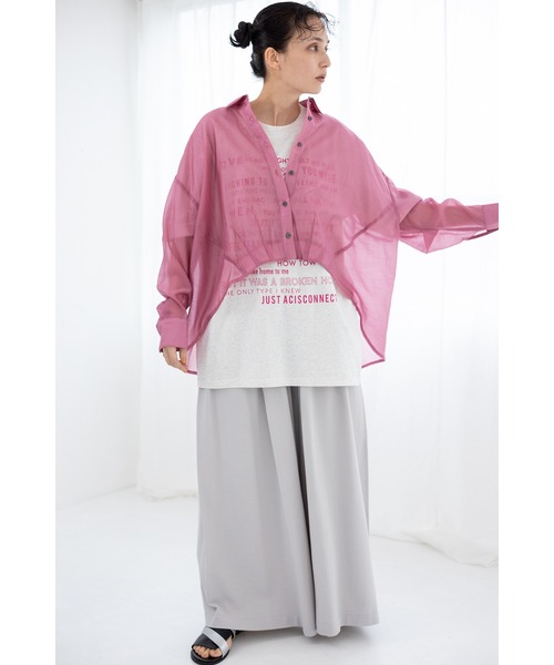 OSMOSIS（オズモーシス）の「ワイドギャザーニットパンツ（その他パンツ・レディース・ライトグレー/ダークグレー/ブルーグリーン/ブラック・ONE SIZE）」の20枚目の写真