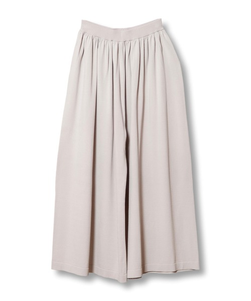 OSMOSIS（オズモーシス）の「ワイドギャザーニットパンツ（その他パンツ・レディース・ライトグレー/ダークグレー/ブルーグリーン/ブラック・ONE SIZE）」の15枚目の写真