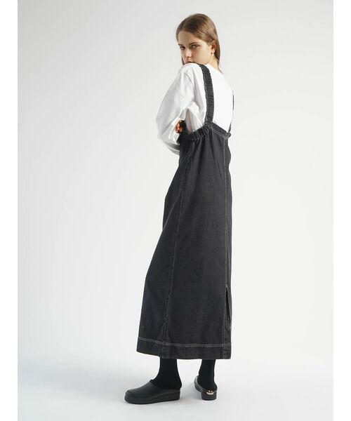 :ETHROF(イーサオブ)の「FRONT ZIP DENIM JUMPER SKIRT(ワンピース・レディース・ブルー系その他/ブラック・MEDIUM)」の19枚目の写真