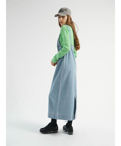 :ETHROF(イーサオブ)の「FRONT ZIP DENIM JUMPER SKIRT(ワンピース・レディース・ブルー系その他/ブラック・MEDIUM)」の15枚目の写真