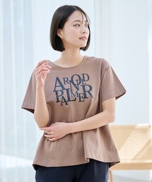 ロゴプリント Aライン Tシャツ