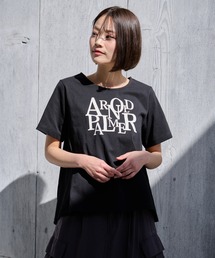 ロゴプリント Aライン Tシャツ