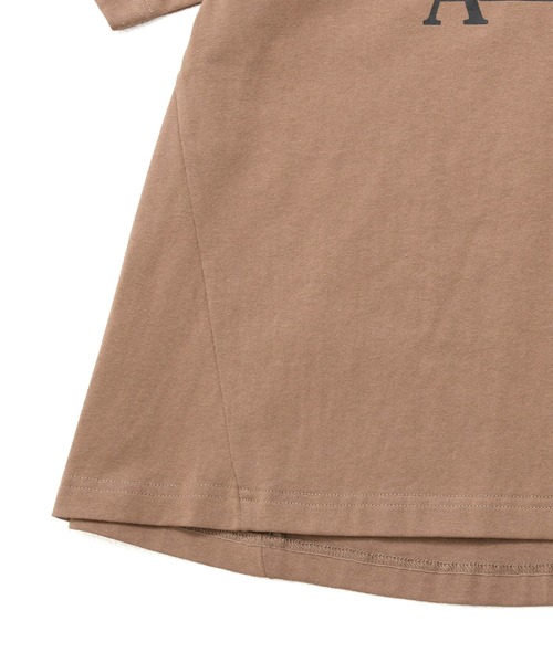 Arnold Palmer(アーノルドパーマー)の「ロゴプリント Aライン Tシャツ(Tシャツ/カットソー・レディース・ホワイト/ダークベージュ/ブラック・M/L/S)」の18枚目の写真