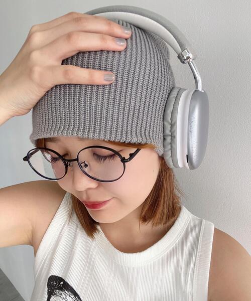 WEGO（ウィゴー）の「WEGO/オーバルメタルフレームアイウェア（サングラス・レディース・シルバー/ブラック・FREE）」の2枚目の写真