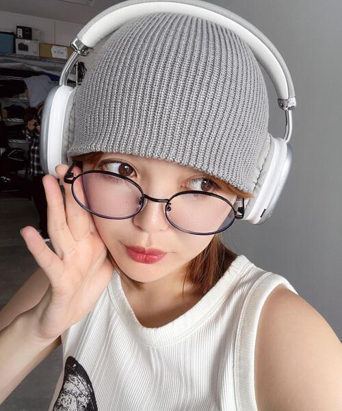 WEGO（ウィゴー）の「WEGO/オーバルメタルフレームアイウェア（サングラス・レディース・シルバー/ブラック・FREE）」の7枚目の写真