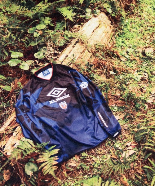 セール】XLARGE×UMBRO L/S SOCCER JERSEY（Tシャツ/カットソー