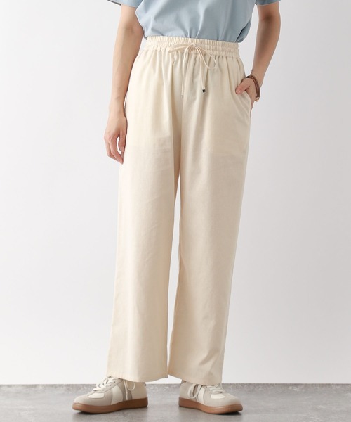 FOUND GOOD（ファウンドグッド）の「アサコンワイドEASYパンツ（その他パンツ・レディース・グリーン系5/ベージュ/ブルー系5/イエロー系5/グレー系/ブラック/アイボリー/ブラウン系・S/M/L）」の5枚目の写真