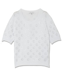 JASMINE G Cn Ss Boxy Sweater 半袖セーター レディース