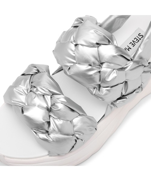 STEVE MADDEN（スティーブマデン）の「ボリュームソールサンダル/S.MADDEN HORIZON 5-VS（サンダル・レディース・ブラック×ブラック/シルバー/ブルー・23.0cm/24.0cm/23.5cm/23.5-24/24.5cm/22.5cm）」の4枚目の写真