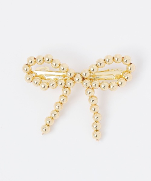 FOREVER 21(フォーエバー トゥエンティーワン)の「リボンバレッタ(バレッタ/ヘアクリップ・レディース・シルバー/ゴールド・FREE)」の2枚目の写真