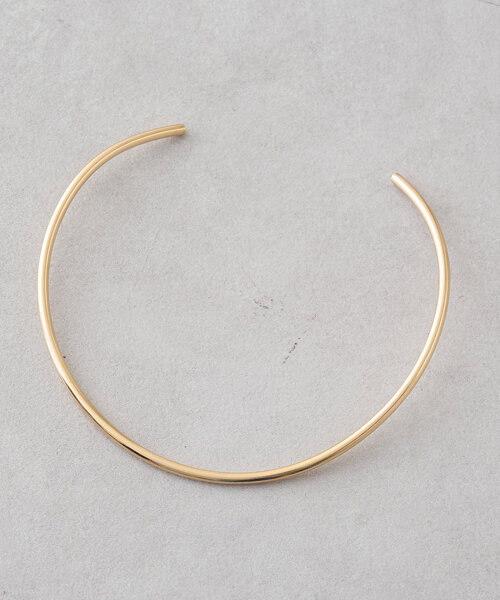 Omekashi(オメカシ)の「ワイドワイヤーチョーカー(チョーカー・レディース・シルバー/ゴールド・ONE SIZE)」の10枚目の写真