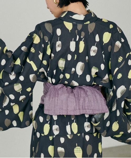 LARUTA（ラルータ）の「【LARUTA】ラメしわ兵児帯（和装小物・レディース・レッド/ブラウン/ブラック/マスタード/ラベンダー・FREE）」の22枚目の写真