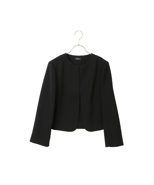 AOYAMA(アオヤマ)の「【ブラックフォーマル】<2点セット>自宅で洗える!ジャケット+ワンピース|喪服・礼服・冠婚葬祭・入卒・学校行事|【WEB限定】(スーツセット・レディース・ブラック系1/ブラック系2/ブラック系3/ブラック系4/ブラック系5・S/M/L/LL)」の12枚目の写真