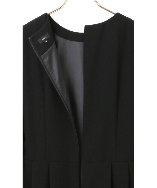 AOYAMA(アオヤマ)の「【ブラックフォーマル】<2点セット>自宅で洗える!ジャケット+ワンピース|喪服・礼服・冠婚葬祭・入卒・学校行事|【WEB限定】(スーツセット・レディース・ブラック系1/ブラック系2/ブラック系3/ブラック系4/ブラック系5・S/M/L/LL)」の9枚目の写真