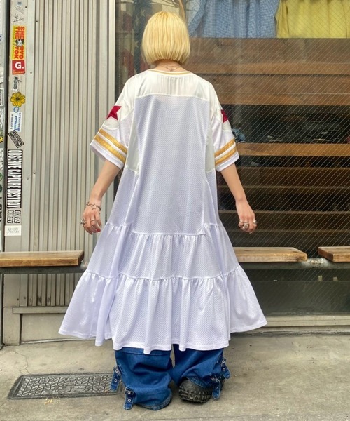 Candy Stripper（キャンディストリッパー）の「NEW CHAMPION DOCKING ワンピース（ワンピース・レディース・オフホワイト/ネイビー/ブラック・FREE）」の15枚目の写真