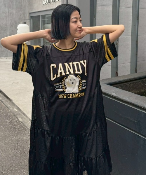 Candy Stripper（キャンディストリッパー）の「NEW CHAMPION DOCKING ワンピース（ワンピース・レディース・オフホワイト/ネイビー/ブラック・FREE）」の20枚目の写真