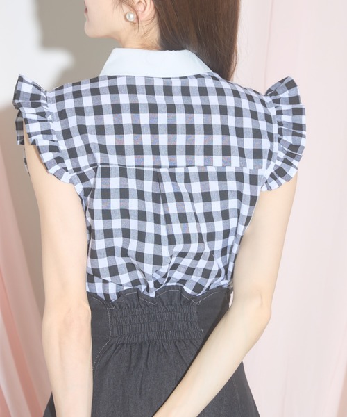 Resort ブラウス(ギンガム) 