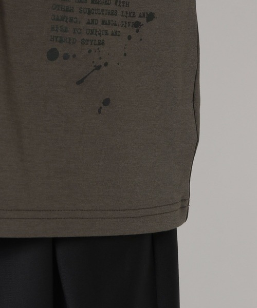 HARE（ハレ）の「パッチワークプリントカット(HARE)（Tシャツ/カットソー・メンズ・グレー/ブラック/ホワイト・FREE）」の20枚目の写真