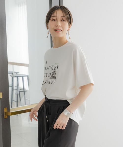 セール】サマ見えリラックスTシャツ/318893（Tシャツ/カットソー