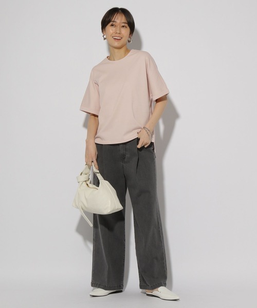 セール】サマ見えリラックスTシャツ/318893（Tシャツ/カットソー