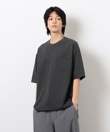 【セットアップ対応】ライトウエイト ポリエステル 布帛Tシャツ