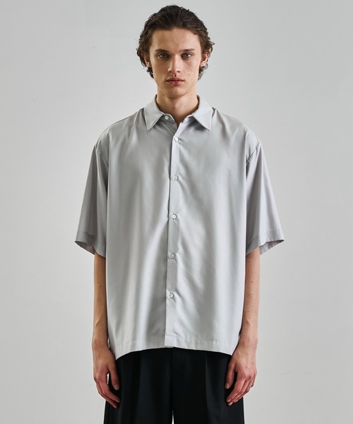 セール】DRY RAYON ショートスリーブシャツ 接触冷感｜防シワ性