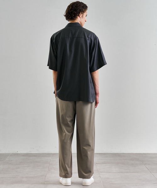 セール】DRY RAYON ショートスリーブシャツ 接触冷感｜防シワ性