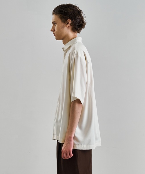 DRY RAYON ショートスリーブシャツ 防シワ性｜ウォッシャブル（シャツ