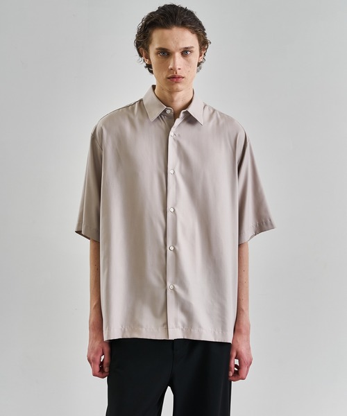 セール】DRY RAYON ショートスリーブシャツ 接触冷感｜防シワ性