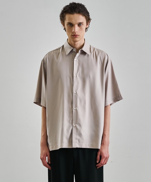 セール】DRY RAYON ショートスリーブシャツ 接触冷感｜防シワ性