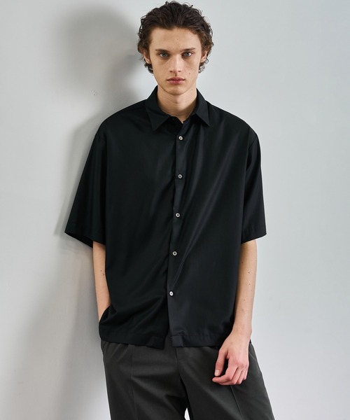 新色追加/WEB限定】DRY RAYON ショートスリーブシャツ 防シワ性