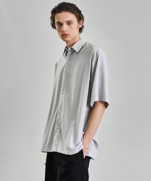 新色追加/WEB限定】DRY RAYON ショートスリーブシャツ 防シワ性