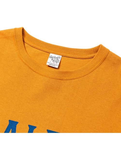 CALEE(キャリー)の「VINTAGE TYPE CALEE NATIONAL LOGO S/S TEE(Tシャツ/カットソー・メンズ・ホワイト/ブラック/オレンジ/ブルー・MEDIUM/LARGE/X-LARGE)」の6枚目の写真