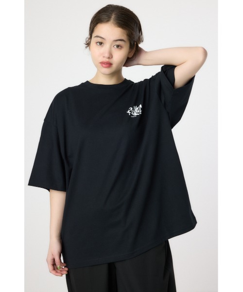 RODEO CROWNS WIDE BOWL(ロデオクラウンズワイドボウル)の「BIG SIGN LOGO Tシャツ(Tシャツ/カットソー・レディース・ライトパープル/ネイビー/ブラック/オフホワイト・MEDIUM/LARGE)」の6枚目の写真