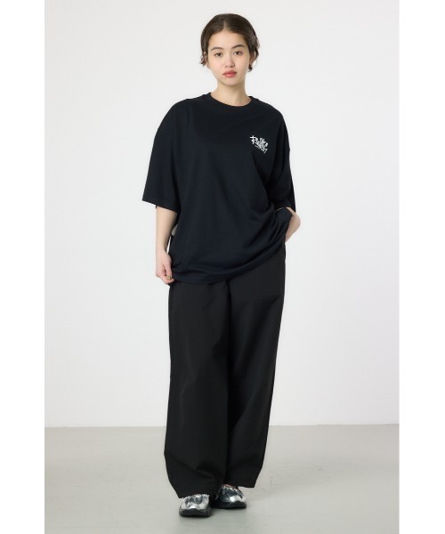 RODEO CROWNS WIDE BOWL(ロデオクラウンズワイドボウル)の「BIG SIGN LOGO Tシャツ(Tシャツ/カットソー・レディース・ライトパープル/ネイビー/ブラック/オフホワイト・MEDIUM/LARGE)」の8枚目の写真