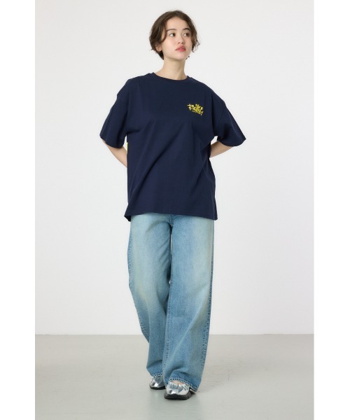 RODEO CROWNS WIDE BOWL(ロデオクラウンズワイドボウル)の「BIG SIGN LOGO Tシャツ(Tシャツ/カットソー・レディース・ライトパープル/ネイビー/ブラック/オフホワイト・MEDIUM/LARGE)」の20枚目の写真