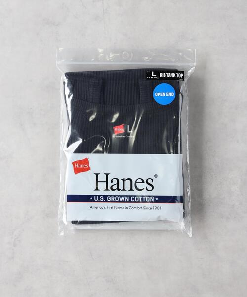 HANES(ヘインズ)の「HANES(ヘインズ)【メンズ】リブタンクトップ(タンクトップ・メンズ・ブラック/ホワイト・L/M/XL)」の11枚目の写真