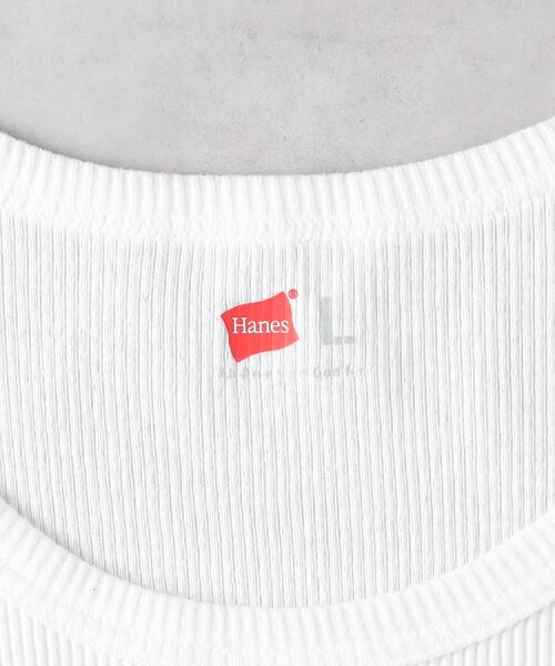 HANES(ヘインズ)の「HANES(ヘインズ)【メンズ】リブタンクトップ(タンクトップ・メンズ・ブラック/ホワイト・L/M/XL)」の16枚目の写真