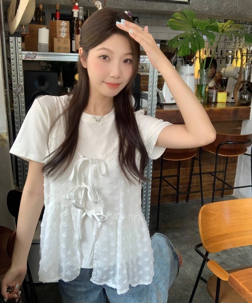 【nikosensei】ビスチェのみ ショップニコニコ ShopNikoNiko かぎ編み ニットビスチェ ma