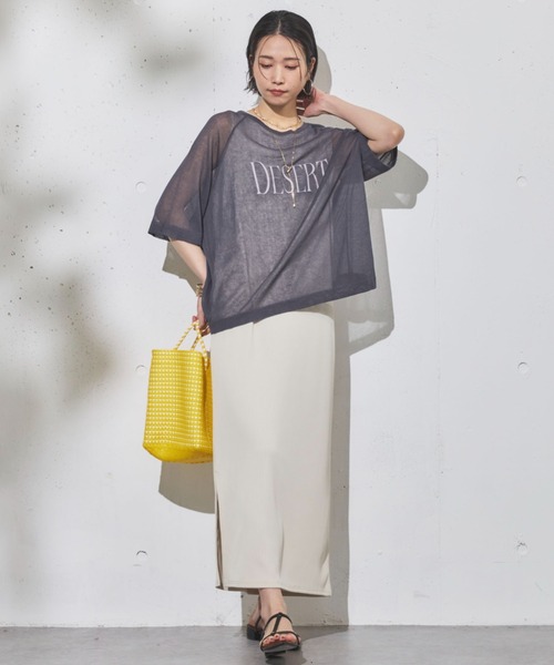 セール】リブ2WAYノースリーブワンピース（ワンピース）｜DOUX