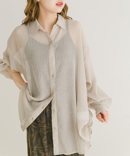 セール】ヨウリュウシアービッグシャツ（シャツ/ブラウス）｜ITEMS