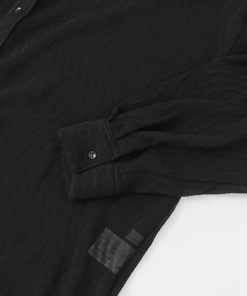 ITEMS URBANRESEARCH(アイテムズ アーバンリサーチ)の「ヨウリュウシアービッグシャツ(シャツ/ブラウス・レディース・ラベンダー/オフホワイト/ブラック・FREE)」の21枚目の写真