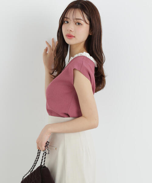 PROPORTION BODY DRESSING（プロポーションボディドレッシング）の「前スリットナロースカート / 1215120601（スカート・レディース・ダークグレー/ピンク/ベージュ・SMALL/MEDIUM/XS）」の10枚目の写真