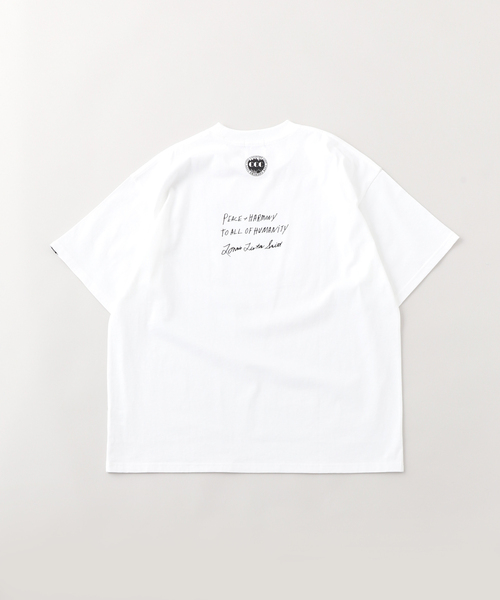 CITY COUNTRY CITY(シティーカントリーシティー)の「CCC x LONNIE LISTON SMITH_SONG FOR THE CHI(Tシャツ/カットソー・メンズ・ホワイト・MEDIUM/LARGE)」の2枚目の写真