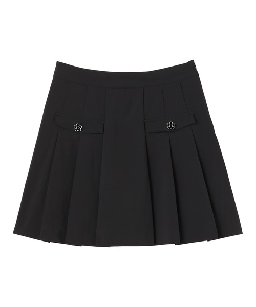 【エレガント♪】MARY QUANTプリーツ ロングスカート マリークワント MARY QUANT ダブルプリーツミニ スカート