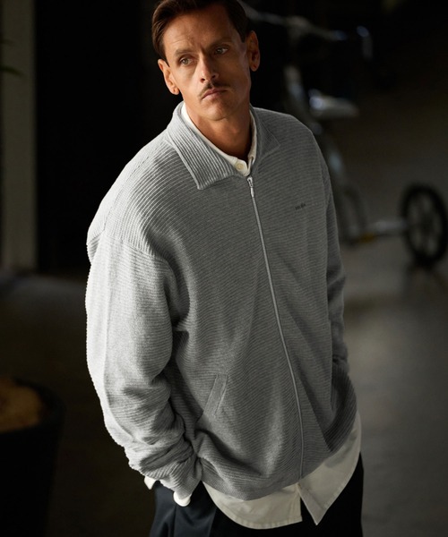 THEOREM(セオレム)の「mj10770-Rugged Ivy Knit Jacket ニットジャケット(その他アウター・メンズ・グレー/グリーン/ブラック・M/L/XL)」の15枚目の写真