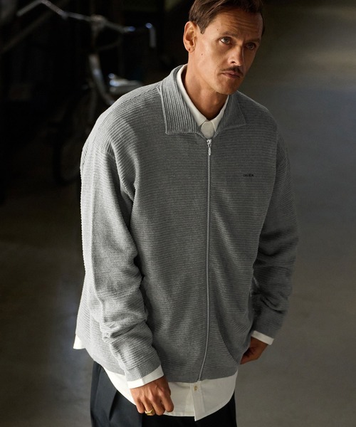 THEOREM(セオレム)の「mj10770-Rugged Ivy Knit Jacket ニットジャケット(その他アウター・メンズ・グレー/グリーン/ブラック・M/L/XL)」の14枚目の写真