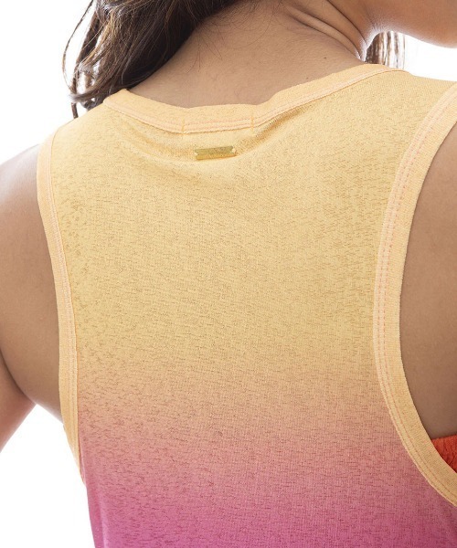 BILLABONG(ビラボン)の「【BILLABONG/ビラボン】24SS 【IT’S NOW COOL】 OCASO TANK DRESS/グラデーションシアーワンピース(ワンピース・レディース・オレンジ・MEDIUM)」の7枚目の写真
